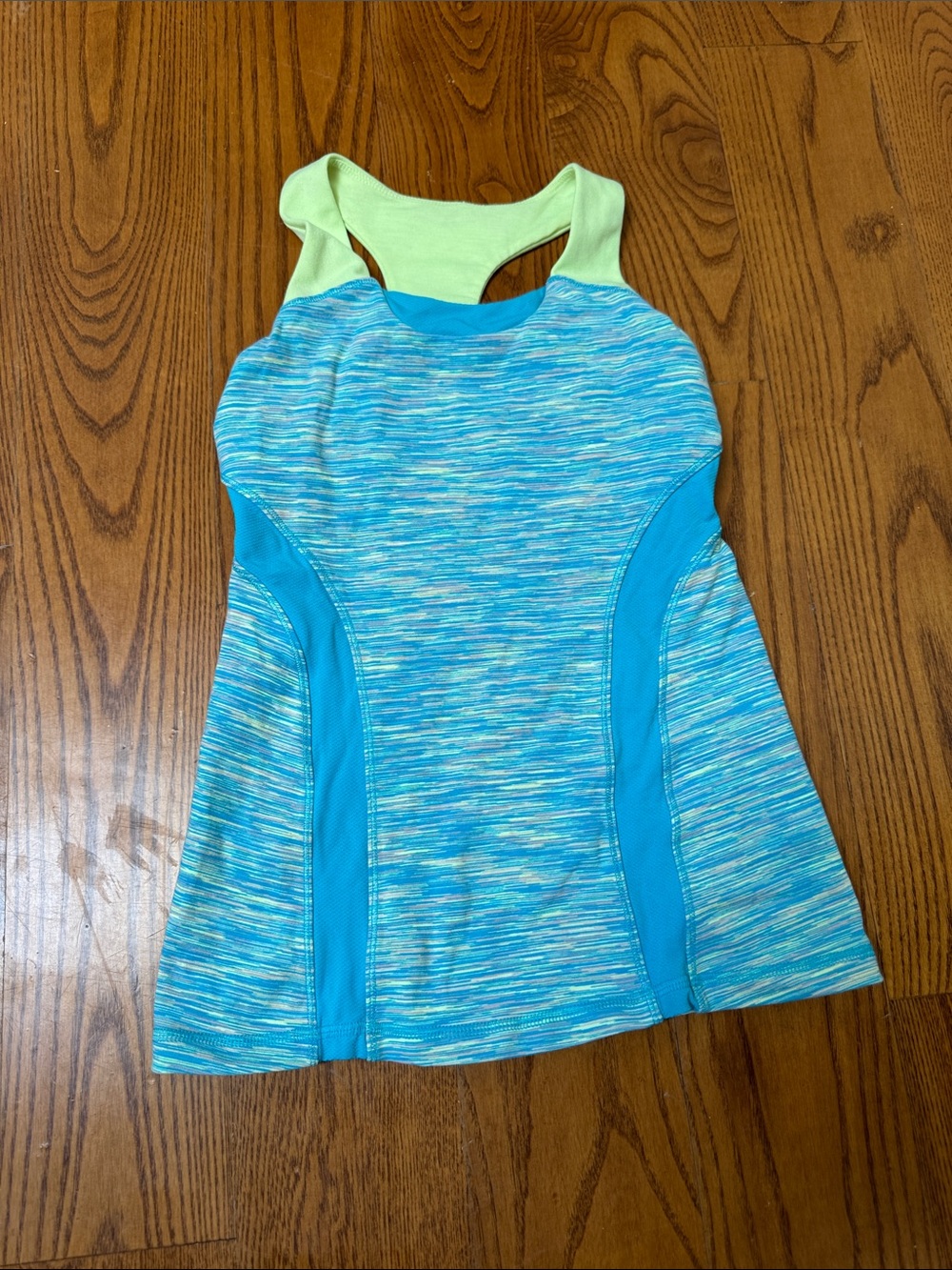 Ivivva Mint & Teal Athletic Tank Top